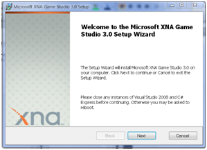 Xna game studio 3.1